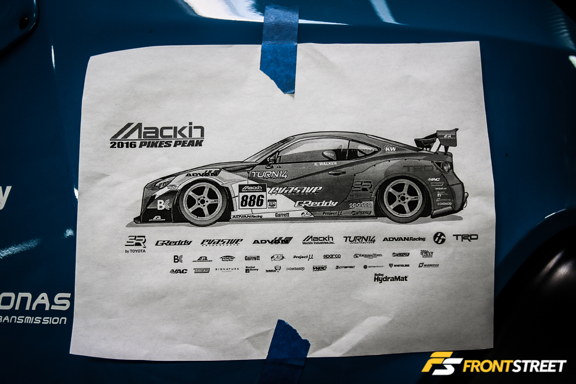 Mackin Industries Toyota 86 Pikes Peak Racer