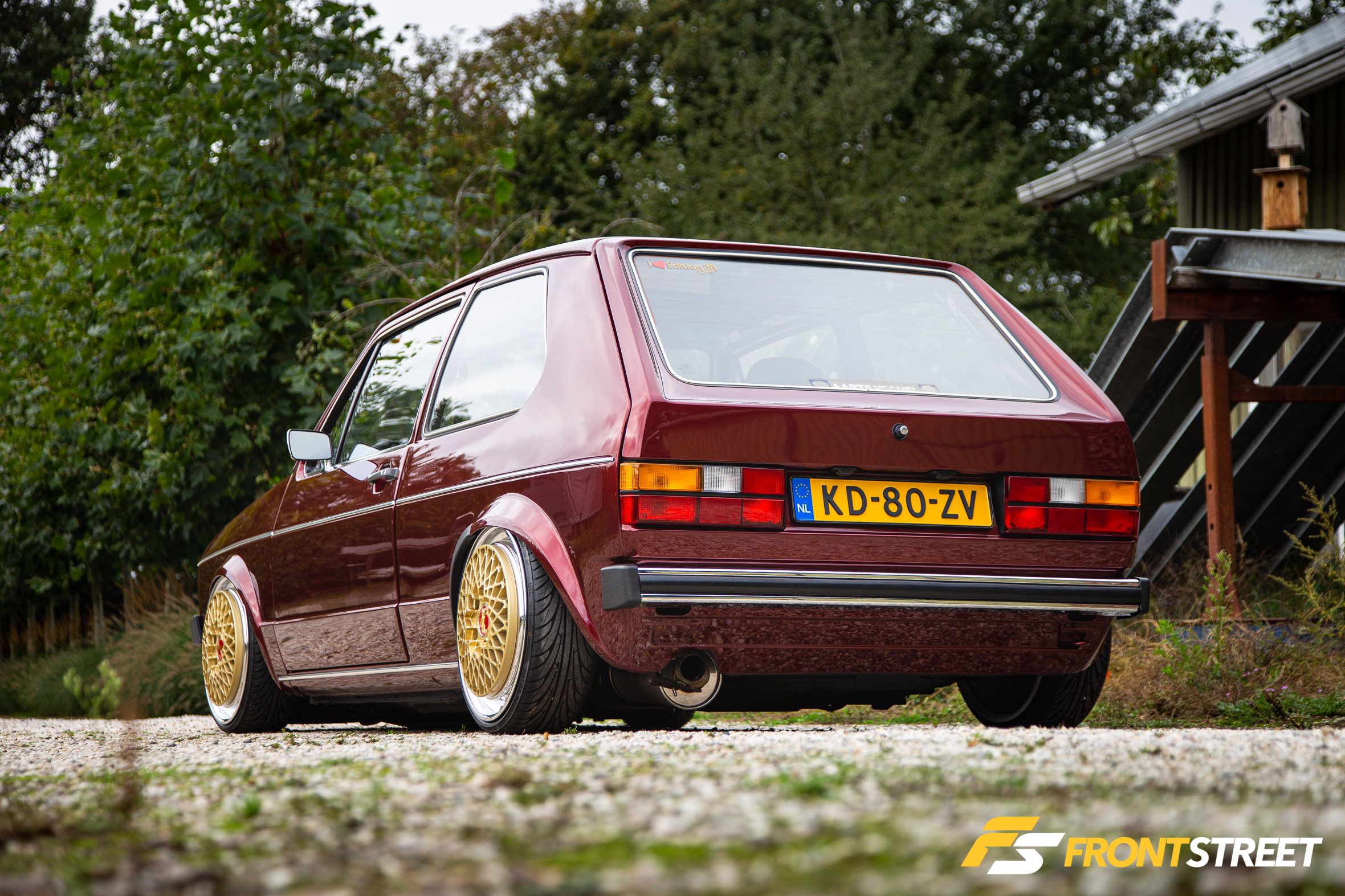 Stanced Volkswagen Golf GTI Mk1