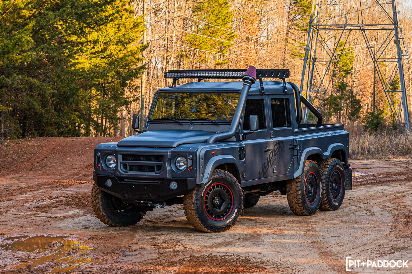 1993 Land Rover Defender 6x6 "The Flying Huntsman" by Hyper Offroad