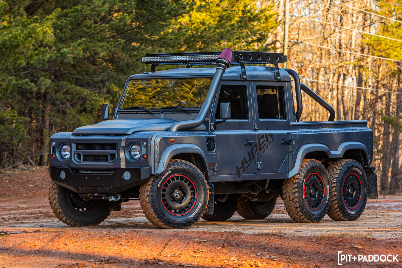 1993 Land Rover Defender 6x6 "The Flying Huntsman" by Hyper Offroad