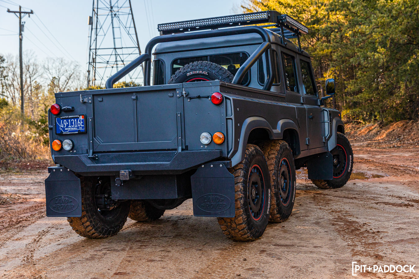1993 Land Rover Defender 6x6 "The Flying Huntsman" by Hyper Offroad