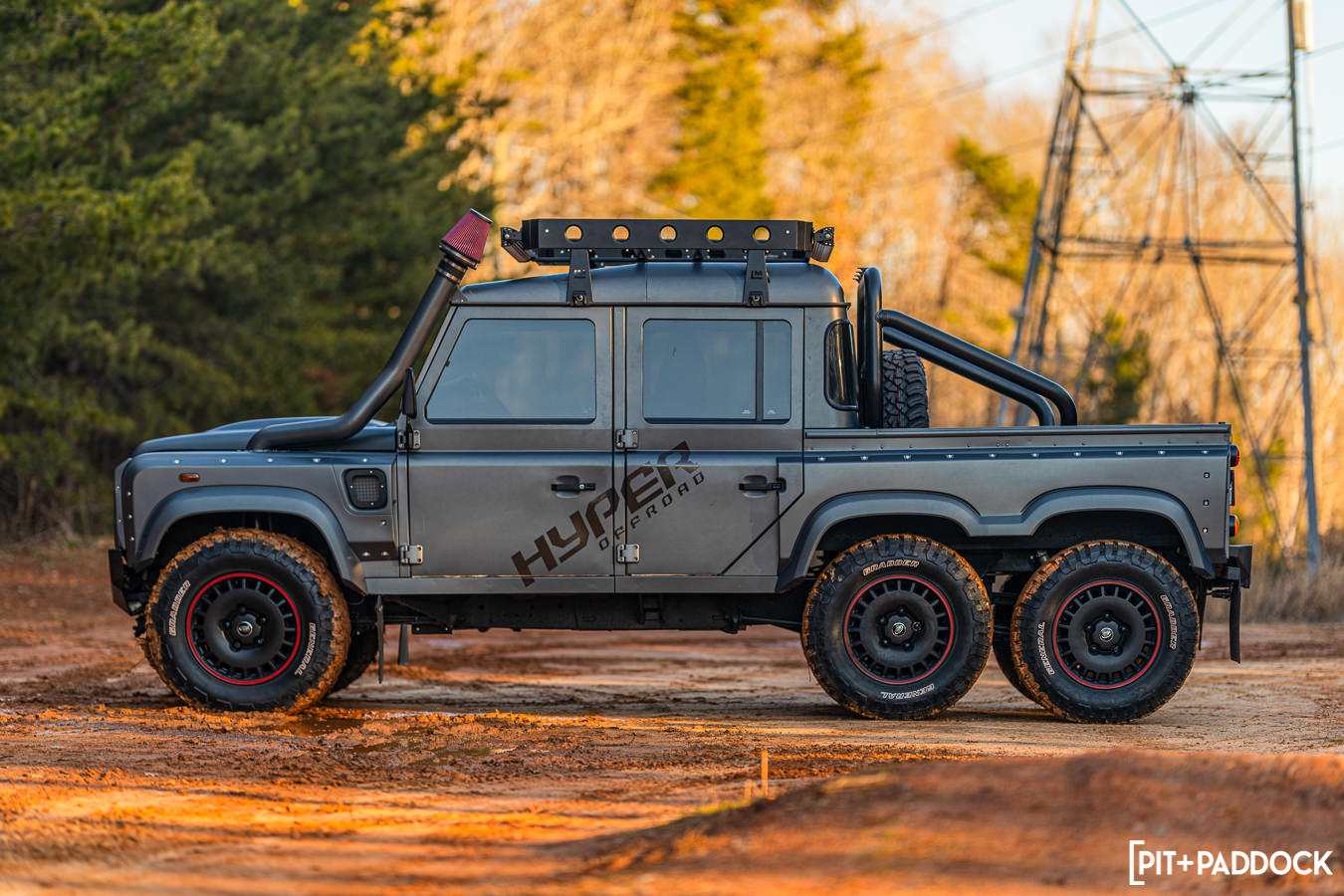 1993 Land Rover Defender 6x6 "The Flying Huntsman" by Hyper Offroad