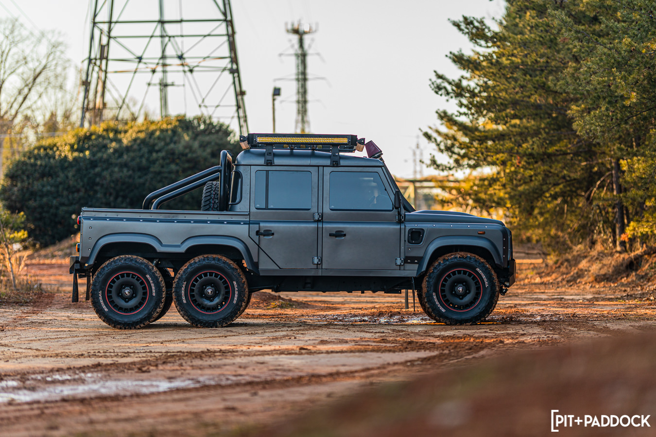 1993 Land Rover Defender 6x6 "The Flying Huntsman" by Hyper Offroad