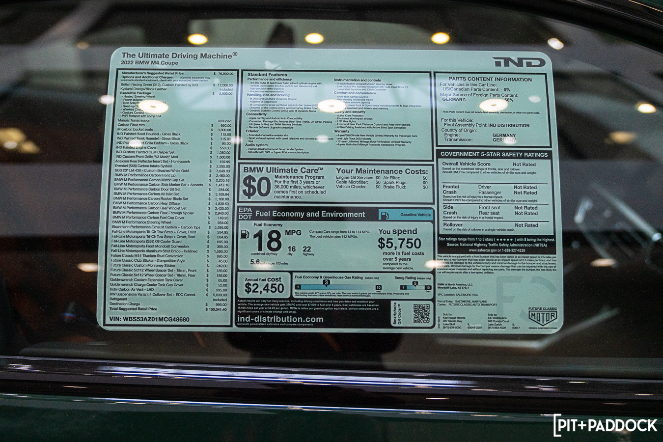 2022 BMW M4 "British Racing Green" by IND Distribution